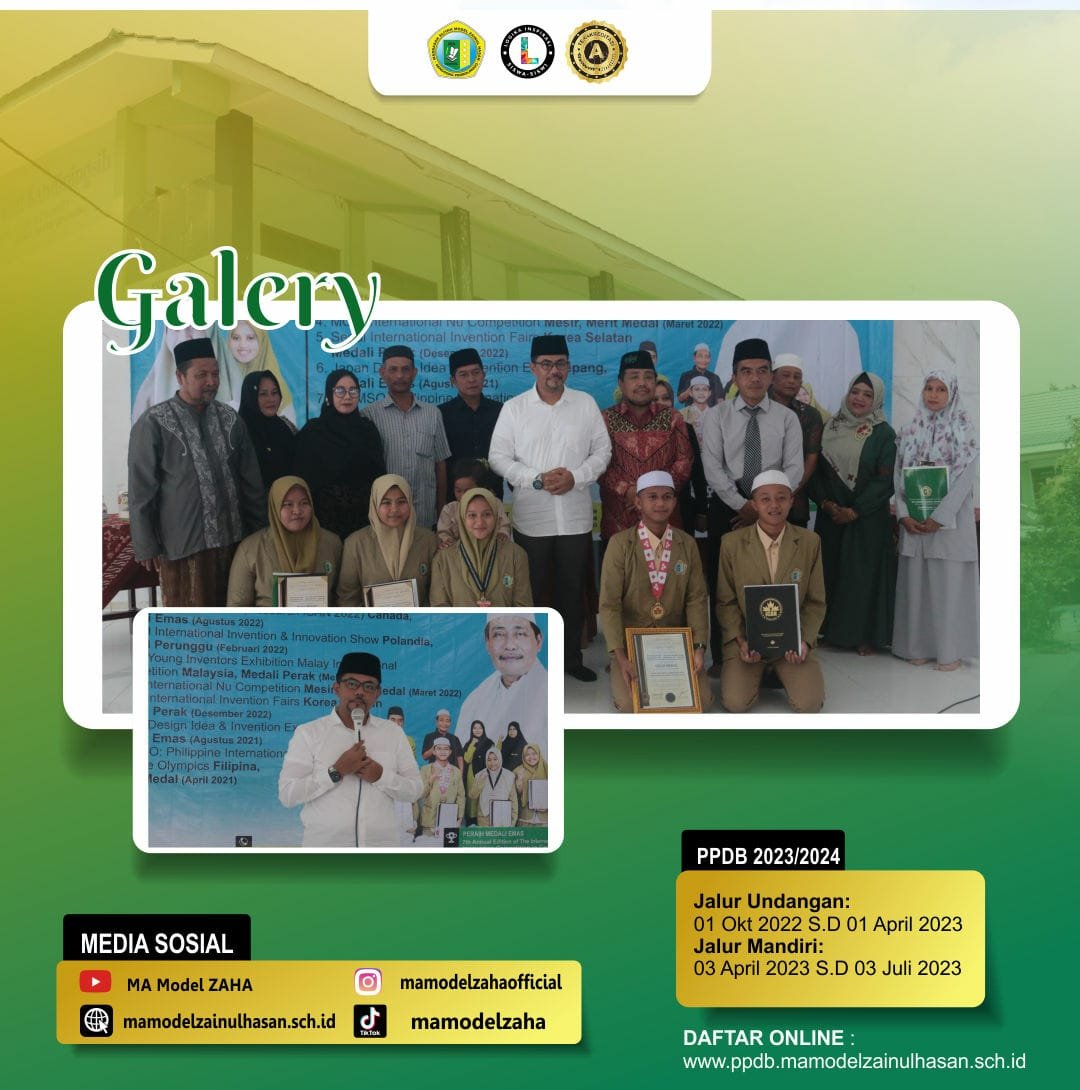 Seremonial Penghargaan 7 Prestasi Internasional MA Model Zainul Hasan Genggong
