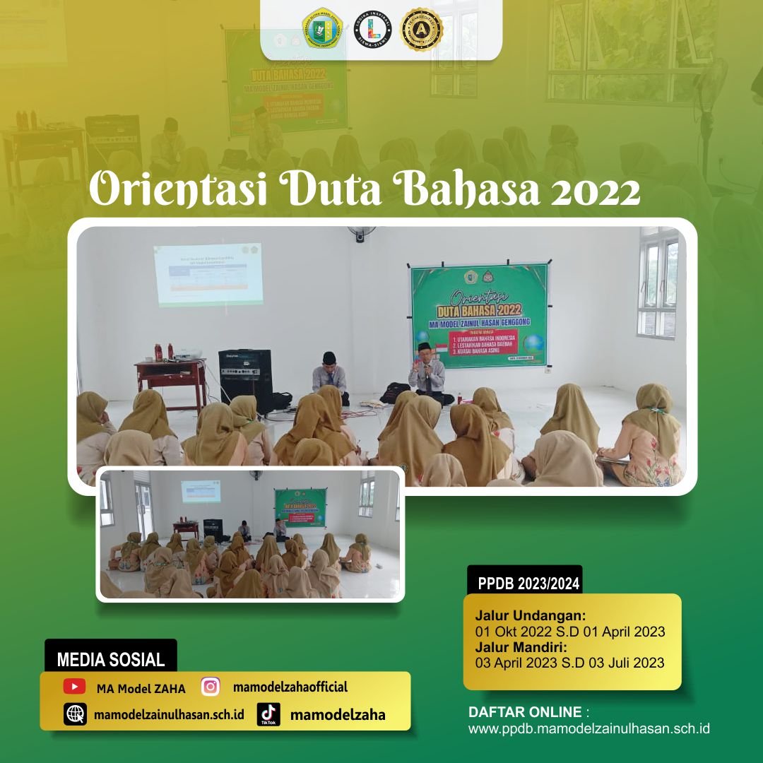 Orientasi Bahasa untuk Pembiasaan Bahasa Asing (Duta Bahasa 2022)