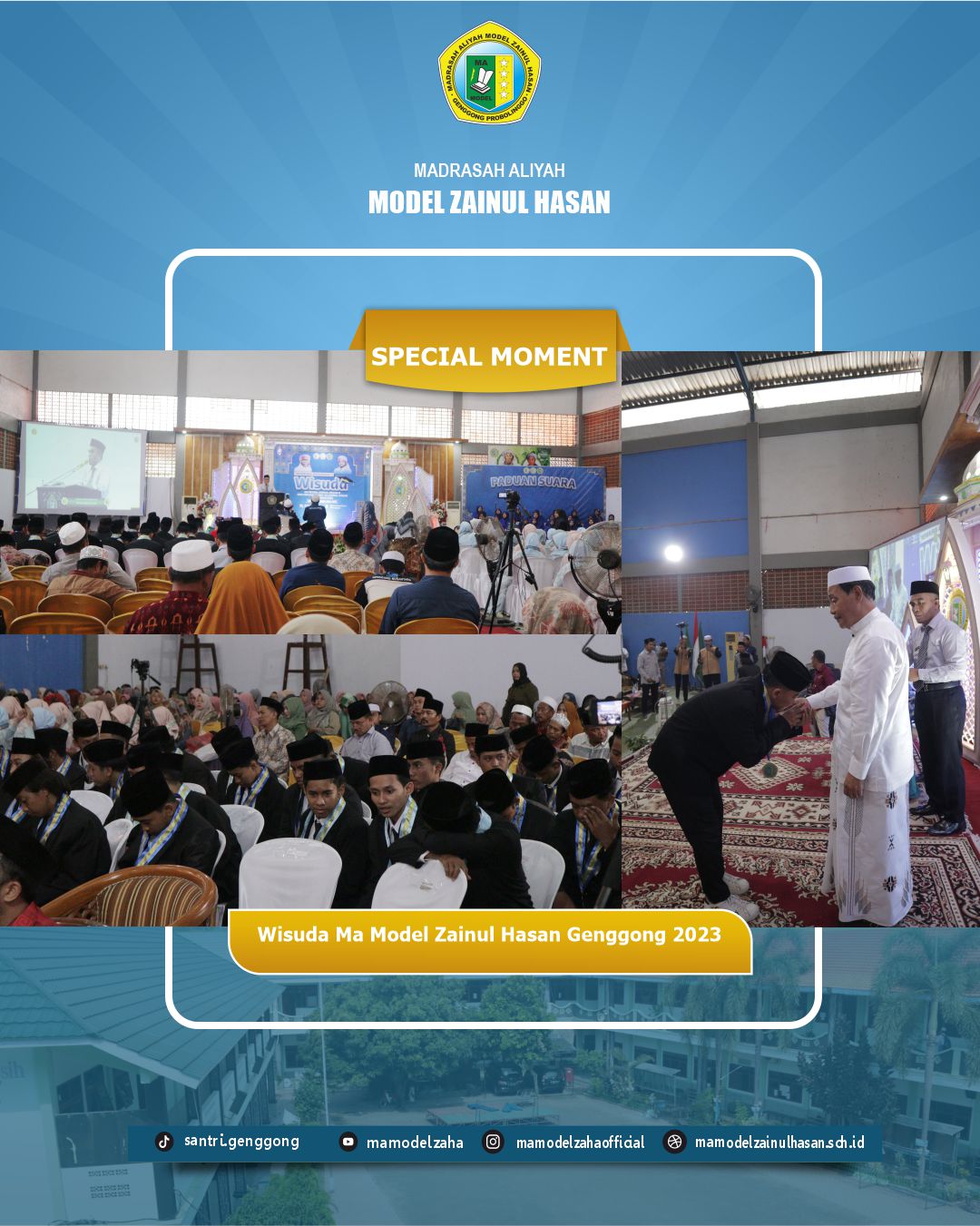 Wisuda MA Model Zainul Hasan dan SMA Unggulan Haf-Sha BPPT Genggong 2023