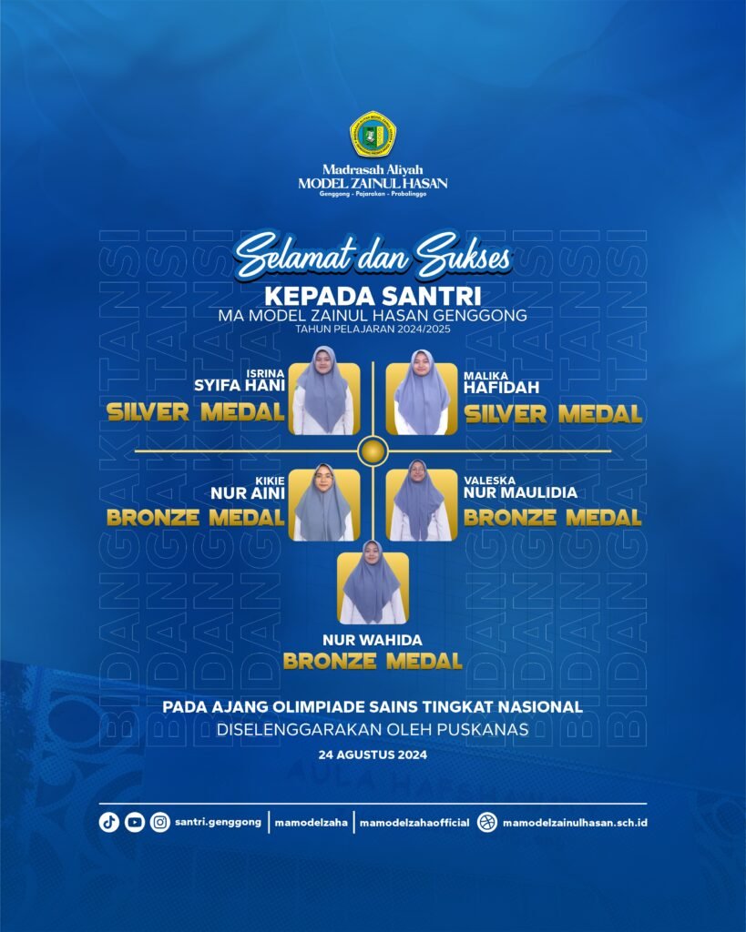 Selamat dan Sukses Prestasi lomba santri tingkat Nasional dalam bidang Ekonomi dan Akuntansi