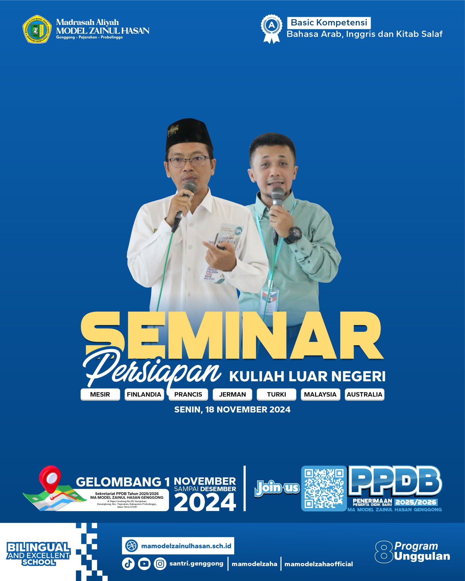 Peluang Studi Lanjut di Luar Negeri Dengan Beasiswa – Seminar Persiapan Kuliah di Luar Negeri