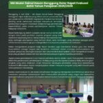 MA Model Zainul Hasan Gengggong Gelar Rapat Evaluasi Akhir Tahun Pelajaran 2025/2026